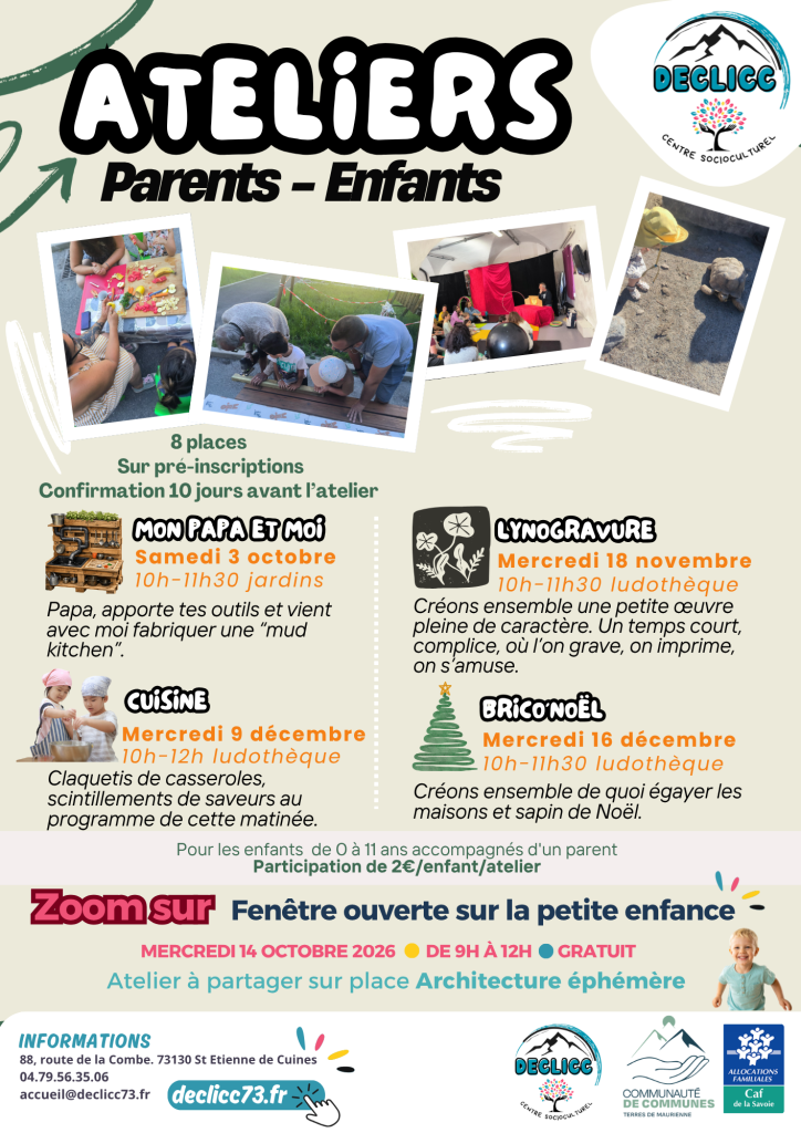 Ateliers parents enfants